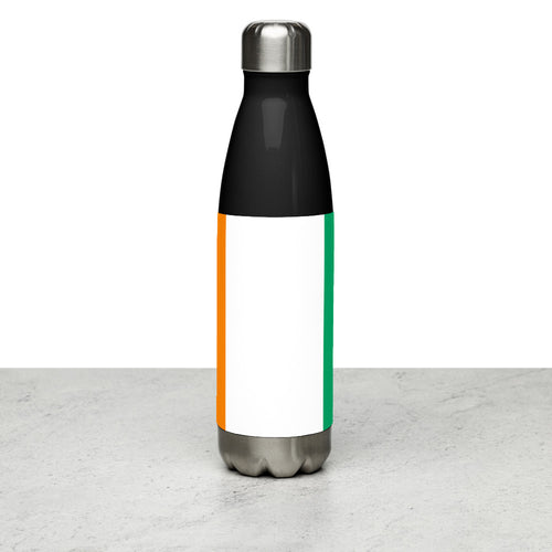 National Flag Water Bottles - Collection 1 Côte d'Ivoire / 17 oz / Black