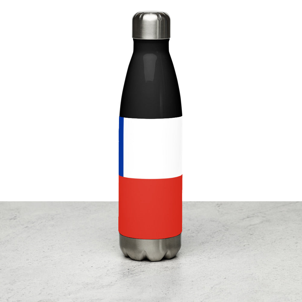 National Flag Water Bottles - Collection 1 Chile water-bottle-black