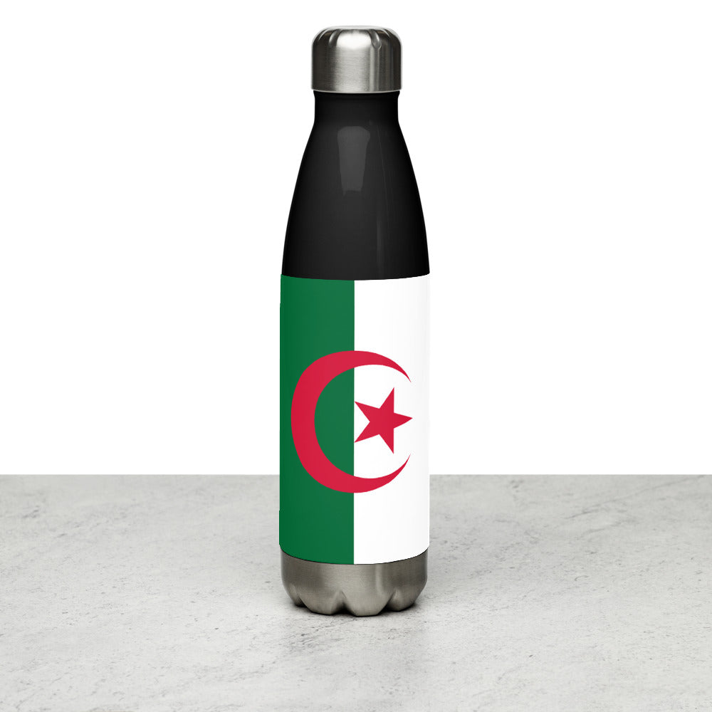 National Flag Water Bottles - Collection 1 Algeria water-bottle-black