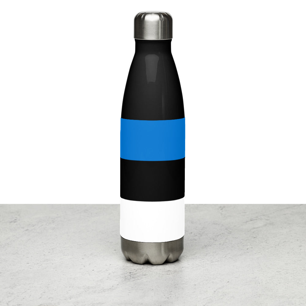 National Flag Water Bottles - Collection 2 Estonia water-bottle-black