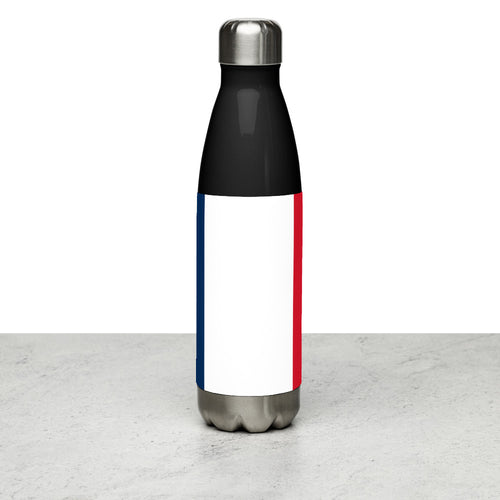 National Flag Water Bottles - Collection 2 France / 17 oz / Black