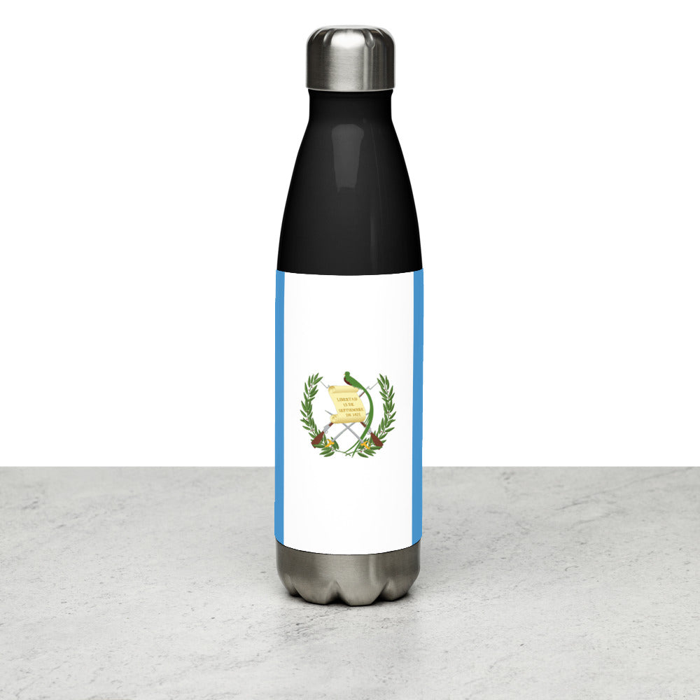National Flag Water Bottles - Collection 2 Guatemala water-bottle-black