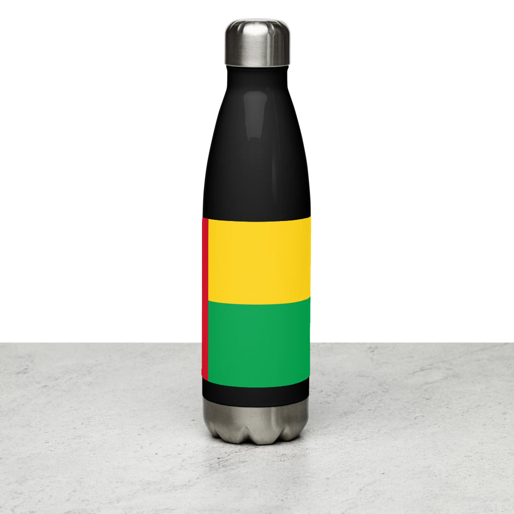 National Flag Water Bottles - Collection 2 Guinea-Bissau water-bottle-black