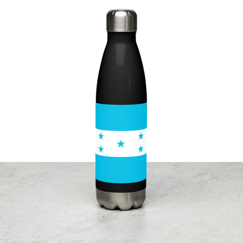 National Flag Water Bottles - Collection 2 Honduras / 17 oz / Black