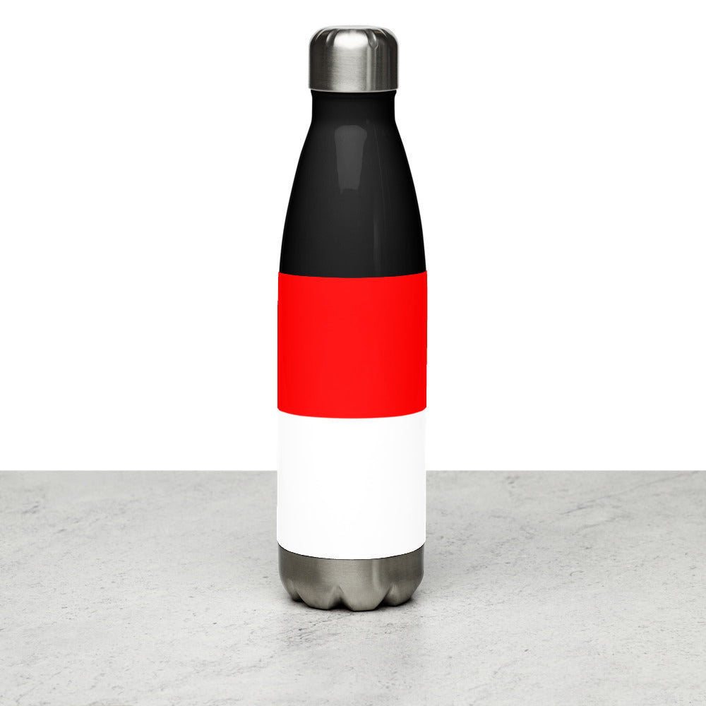 National Flag Water Bottles - Collection 2 Indonesia water-bottle-black
