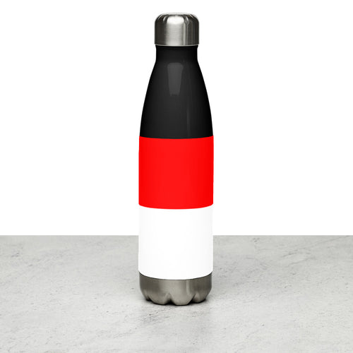 National Flag Water Bottles - Collection 2 Indonesia / 17 oz / Black