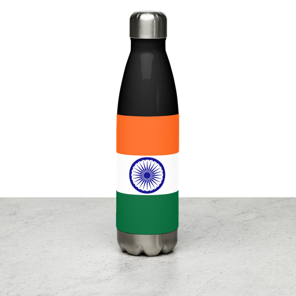 National Flag Water Bottles - Collection 2 India water-bottle-black