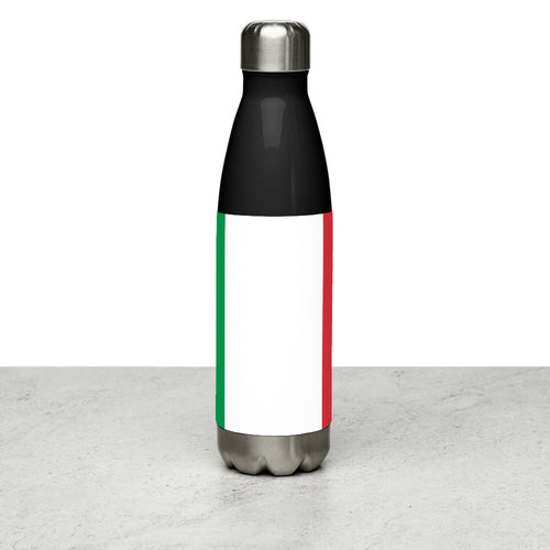 National Flag Water Bottles - Collection 2 Italy / 17 oz / Black