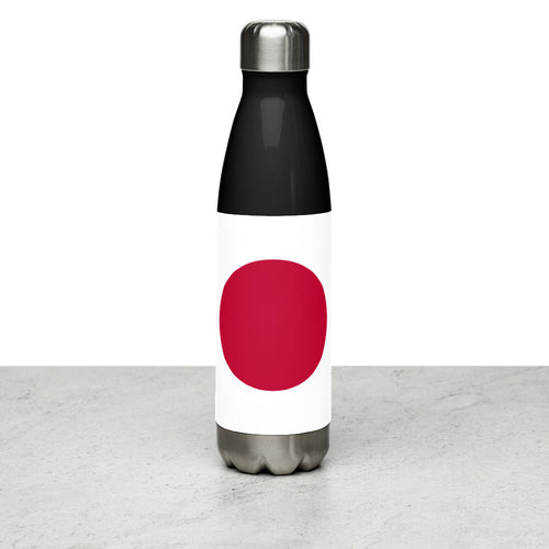 National Flag Water Bottles - Collection 2 Japan / 17 oz / Black