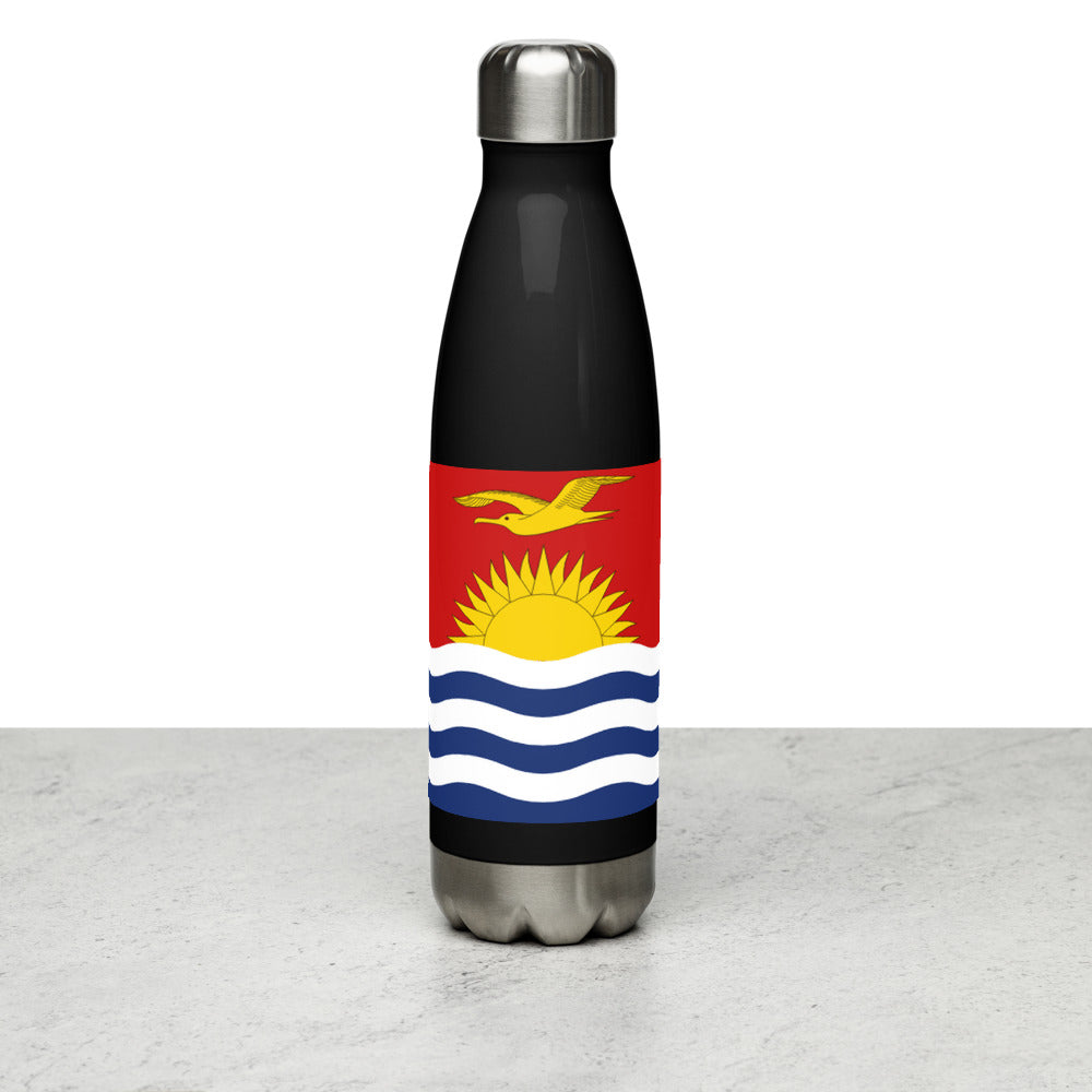 National Flag Water Bottles - Collection 2 Kiribati water-bottle-black