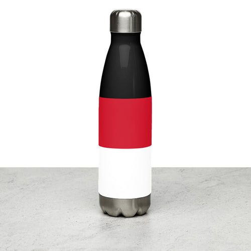 National Flag Water Bottles - Collection 3 Monaco / 17 oz / Black