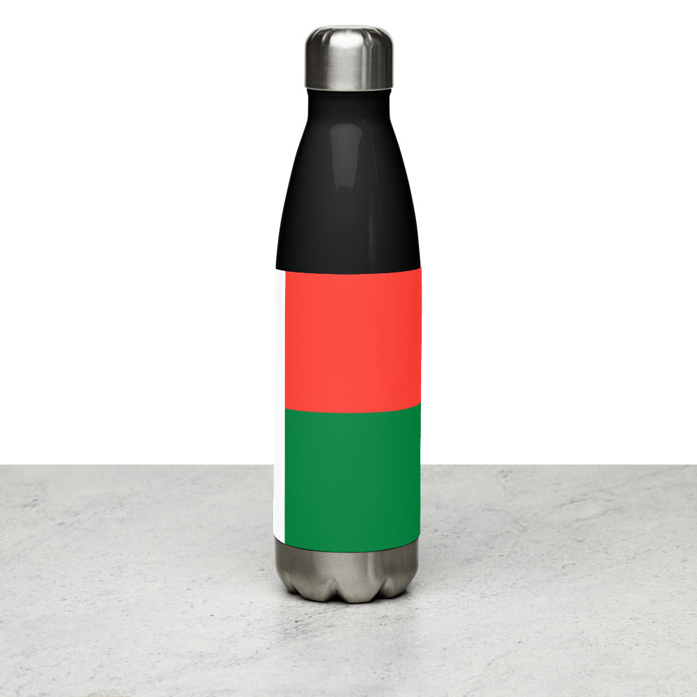 National Flag Water Bottles - Collection 3 Madagascar water-bottle-black