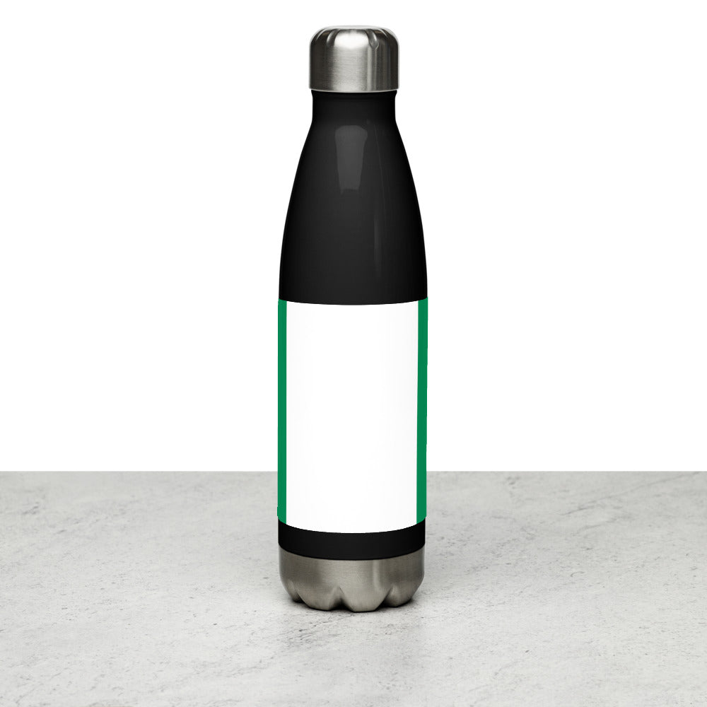 National Flag Water Bottles - Collection 3 Nigeria water-bottle-black
