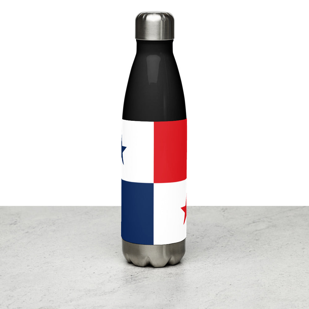 National Flag Water Bottles - Collection 3 Panama water-bottle-black