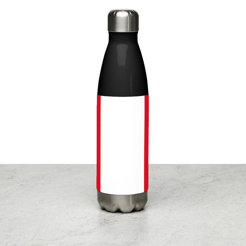 National Flag Water Bottles - Collection 3 Peru water-bottle-black