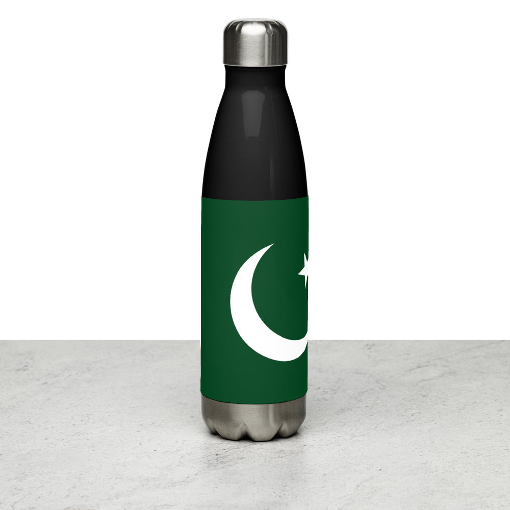 National Flag Water Bottles - Collection 3 Pakistan water-bottle-black