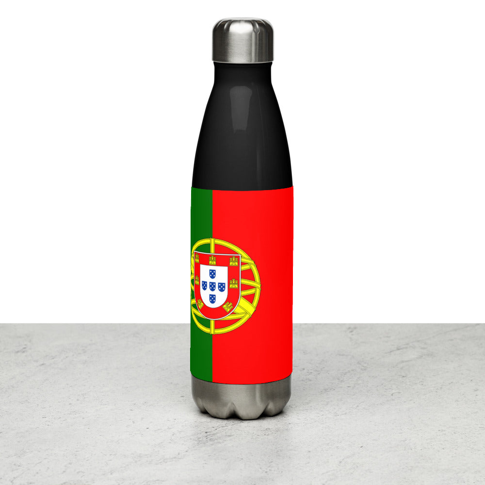 National Flag Water Bottles - Collection 3 Portugal water-bottle-black