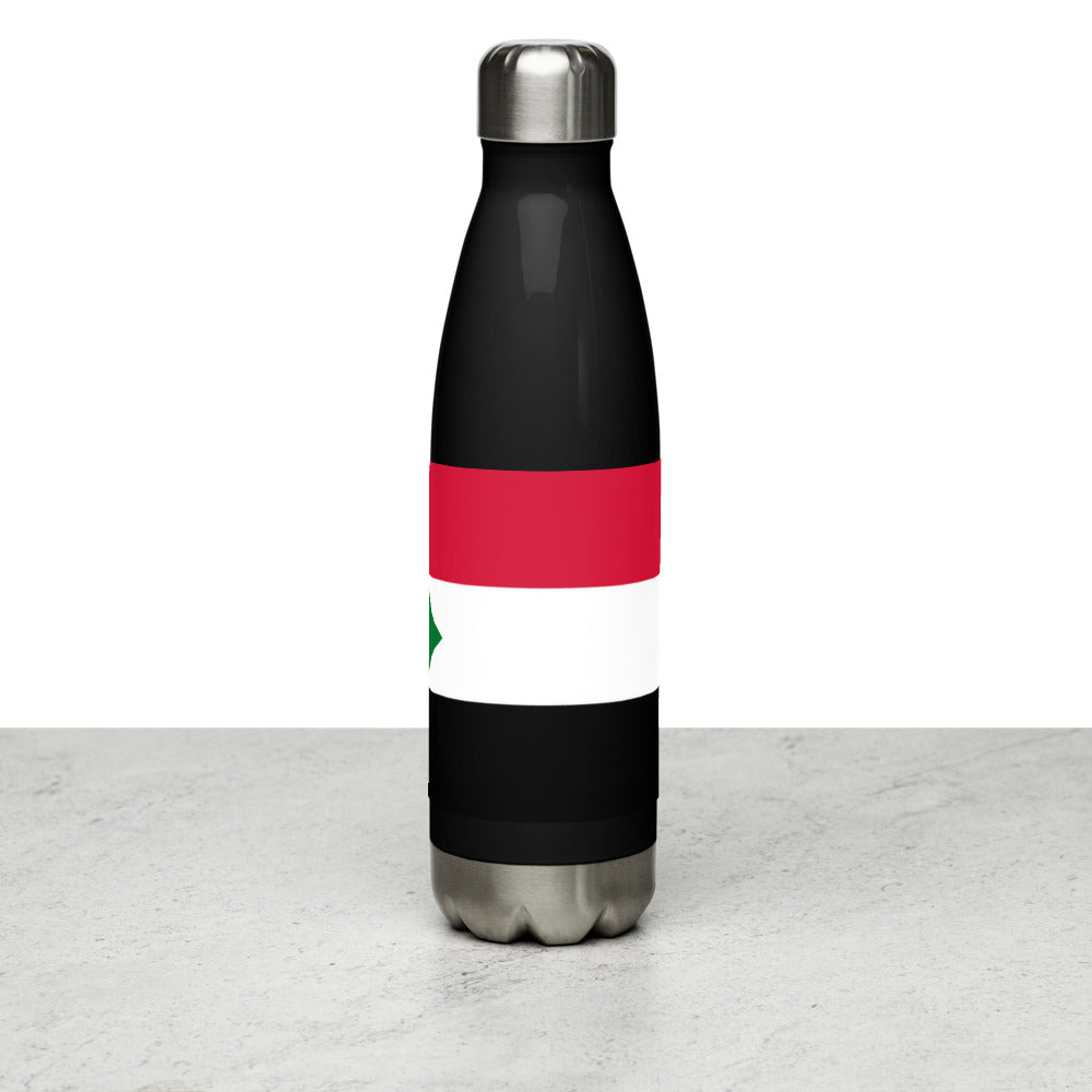 National Flag Water Bottles - Collection 4 Sudan water-bottle-black