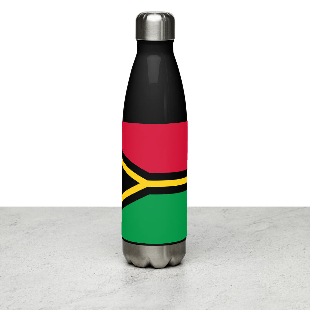 National Flag Water Bottles - Collection 4 Vanuatu water-bottle-black