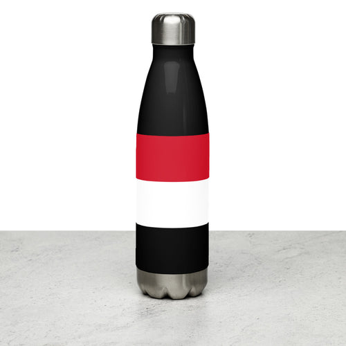 National Flag Water Bottles - Collection 4 Yemen / 17 oz / Black