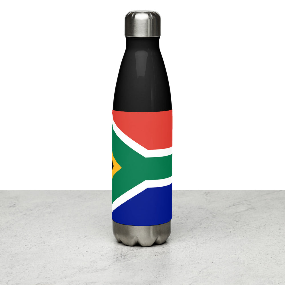 National Flag Water Bottles - Collection 4 South Africa water-bottle-black