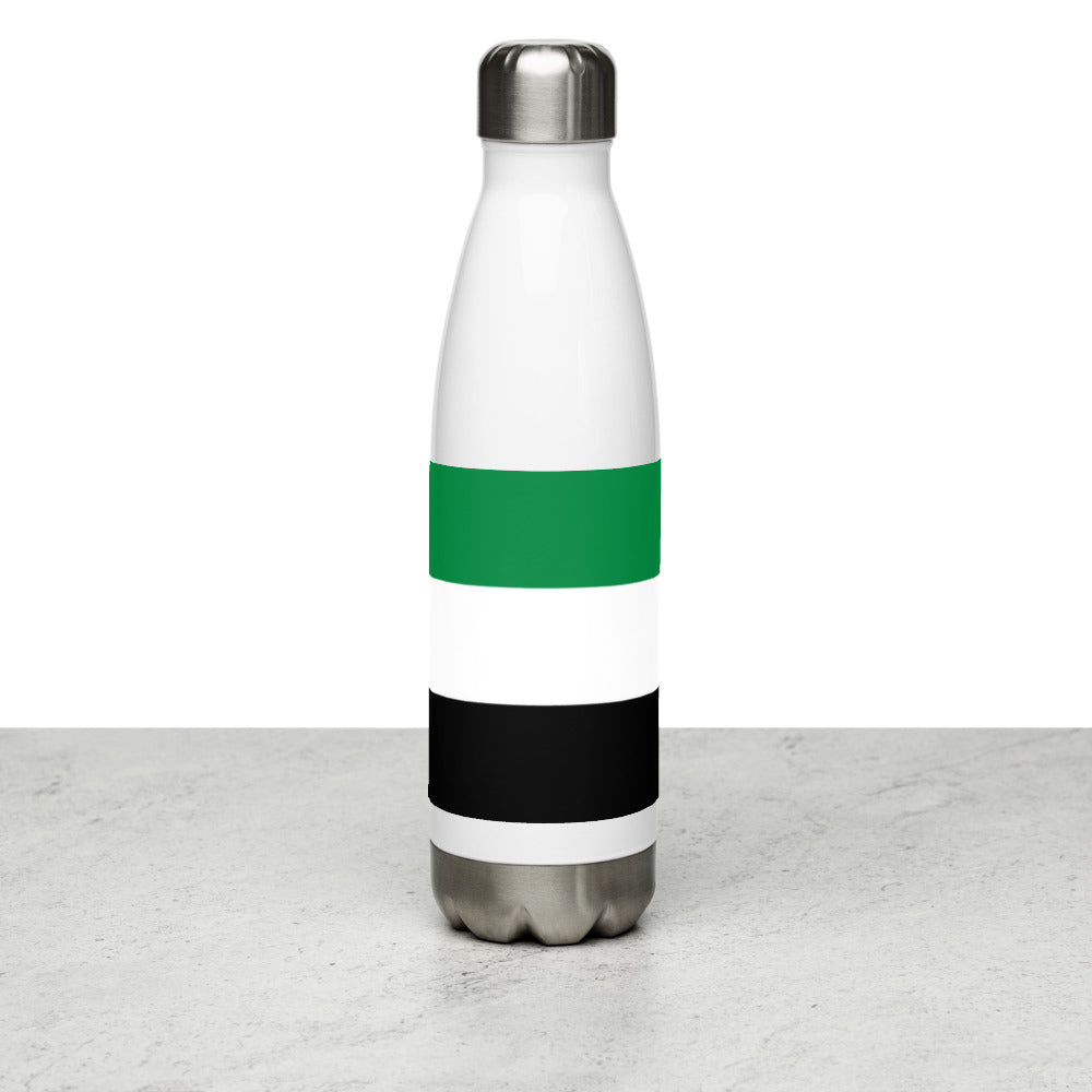 National Flag Water Bottles - Collection 1 United Arab Emirates water-bottle-white