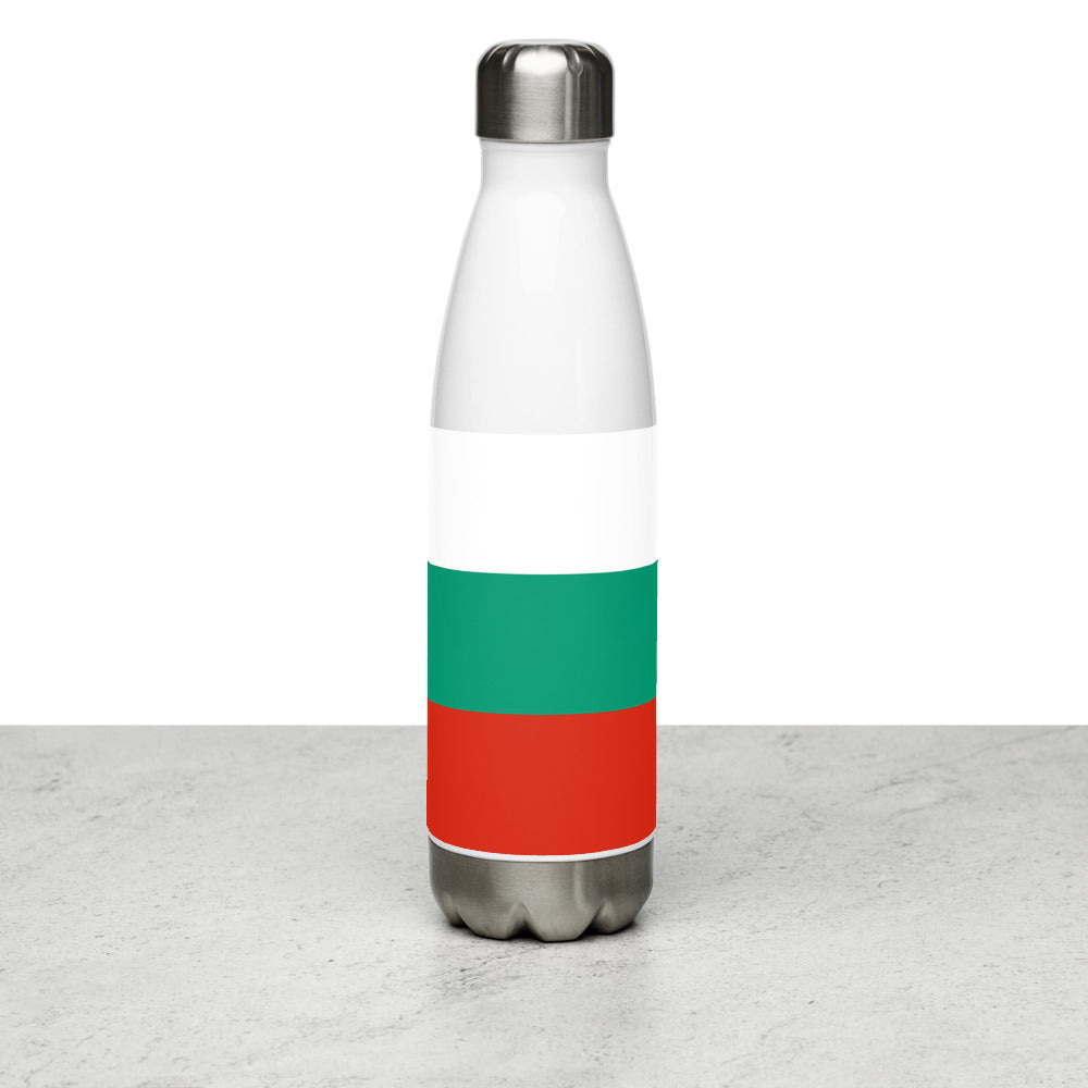 National Flag Water Bottles - Collection 1 Bulgaria water-bottle-white