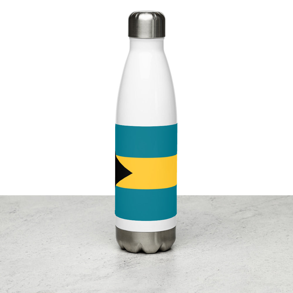 National Flag Water Bottles - Collection 1 Bahamas water-bottle-white