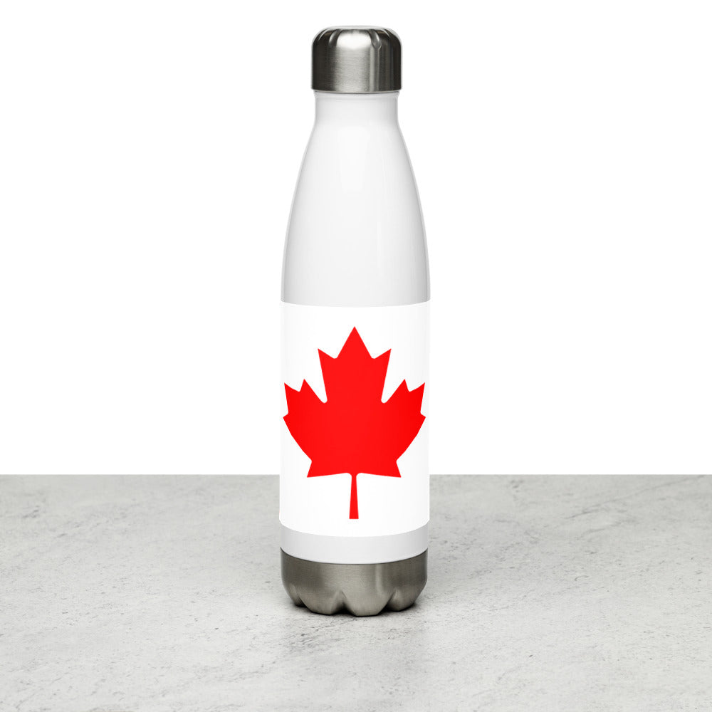 National Flag Water Bottles - Collection 1 Canada water-bottle-white