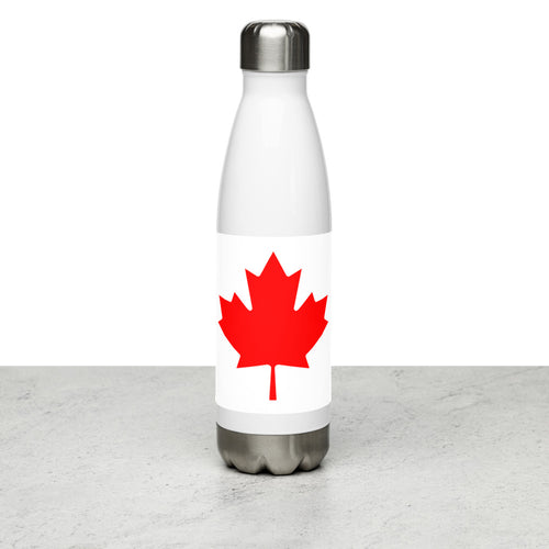 National Flag Water Bottles - Collection 1 Canada / 17 oz / White