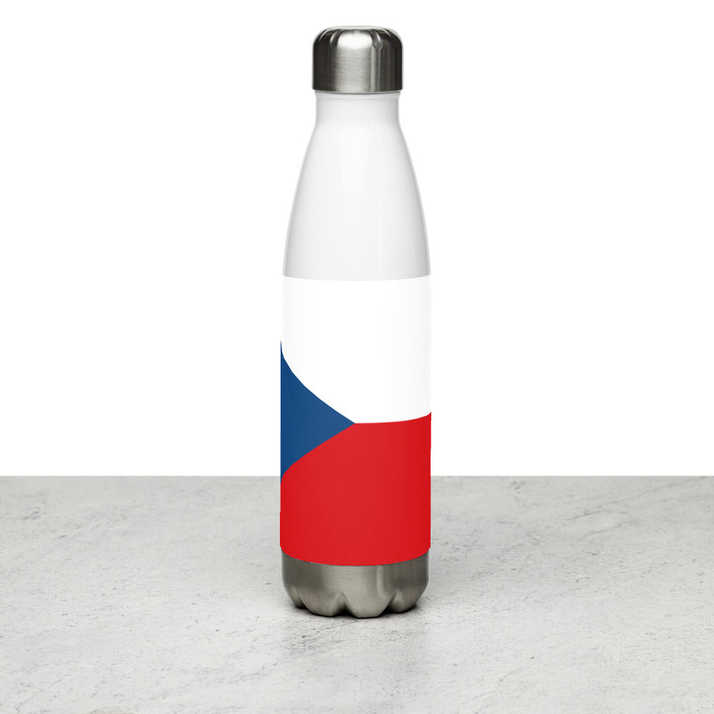 National Flag Water Bottles - Collection 1 Czech Republic water-bottle-white