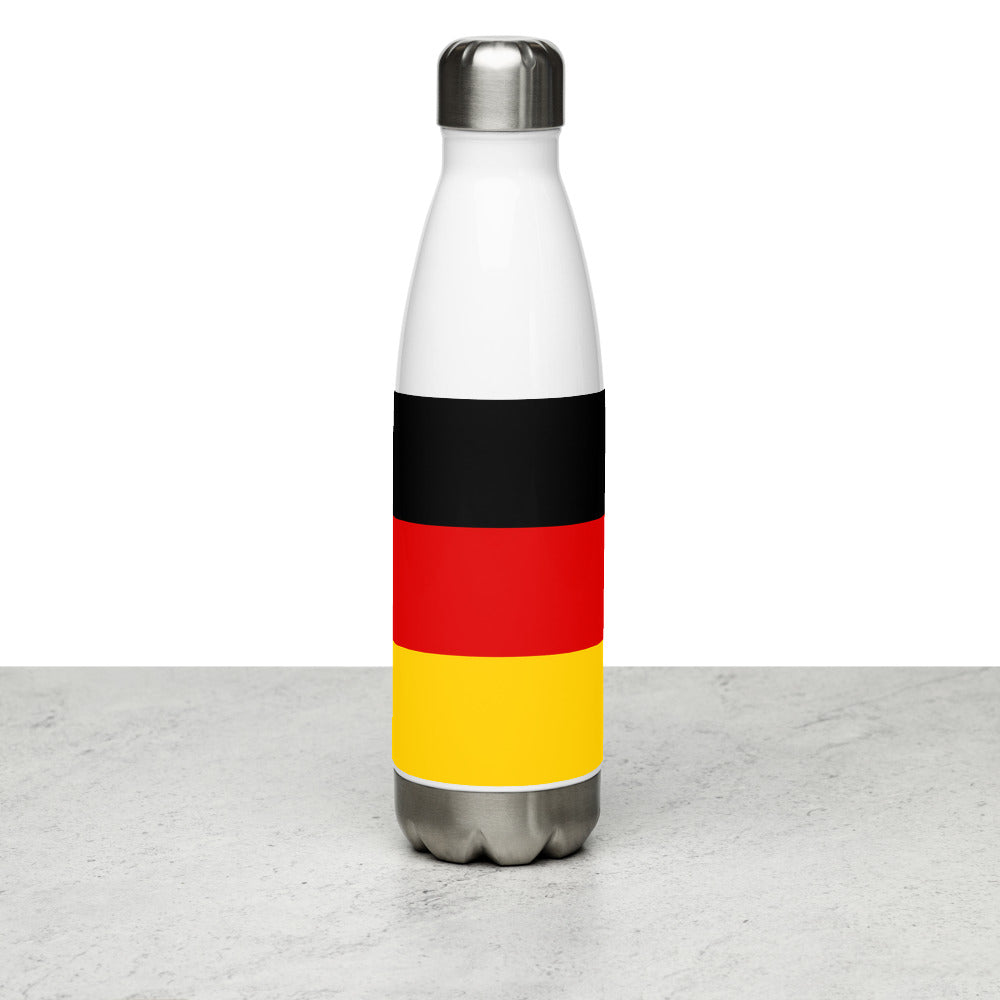National Flag Water Bottles - Collection 1 Germany water-bottle-white