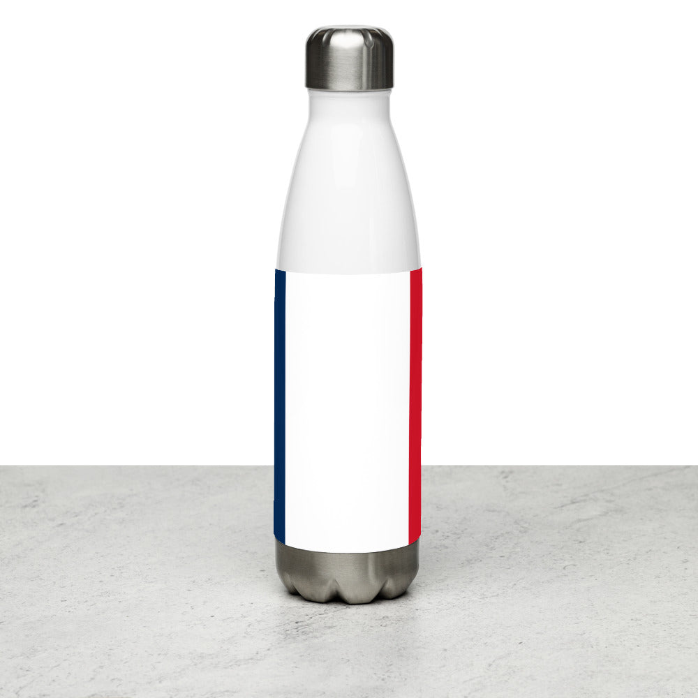 National Flag Water Bottles - Collection 2 France water-bottle-white