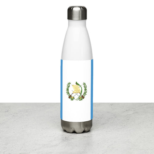 National Flag Water Bottles - Collection 2 Guatemala / 17 oz / White
