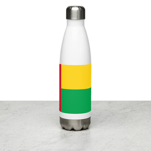 National Flag Water Bottles - Collection 2 Guinea-Bissau / 17 oz / White