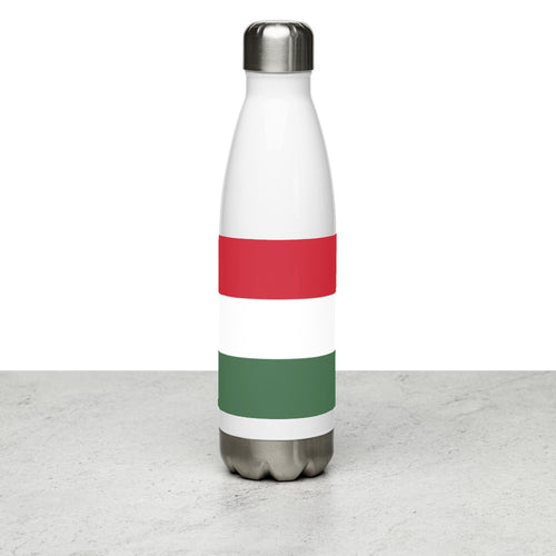 National Flag Water Bottles - Collection 2 Hungary / 17 oz / White