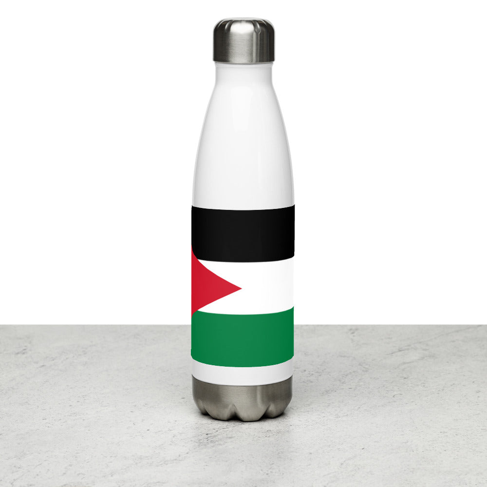 National Flag Water Bottles - Collection 2 Jordan water-bottle-white