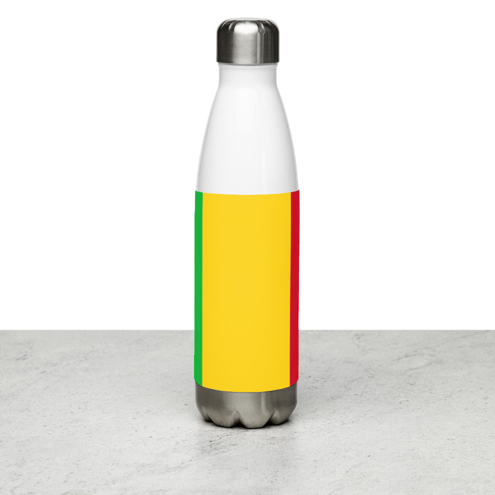 National Flag Water Bottles - Collection 3 Mali water-bottle-white