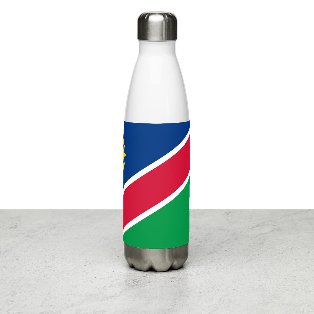 National Flag Water Bottles - Collection 3 Namibia water-bottle-white