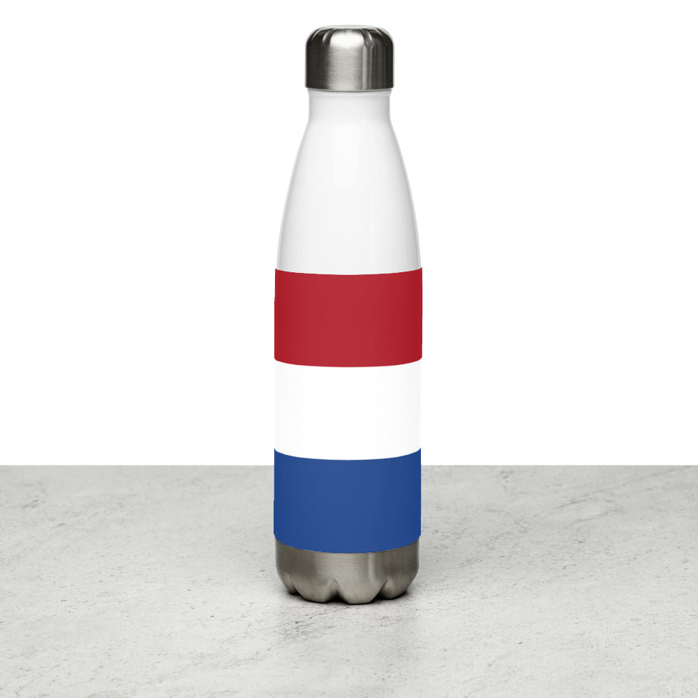 National Flag Water Bottles - Collection 3 Netherlands water-bottle-white