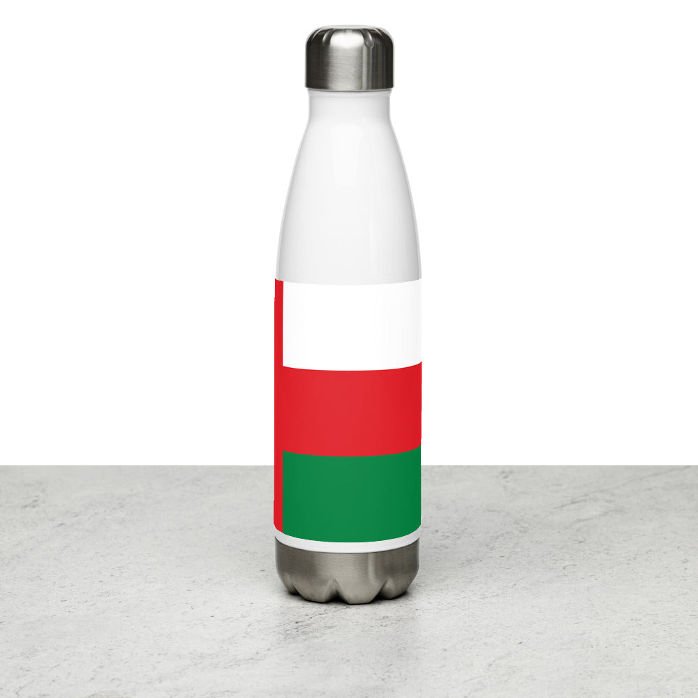 National Flag Water Bottles - Collection 3 Oman water-bottle-white