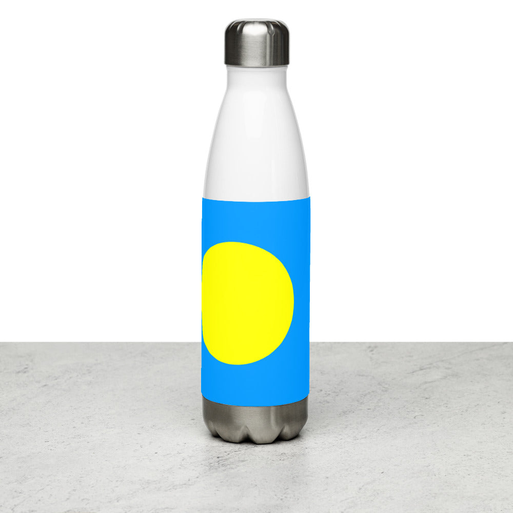 National Flag Water Bottles - Collection 3 Palau water-bottle-white