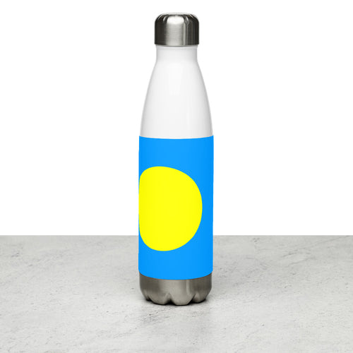National Flag Water Bottles - Collection 3 Palau / 17 oz / White
