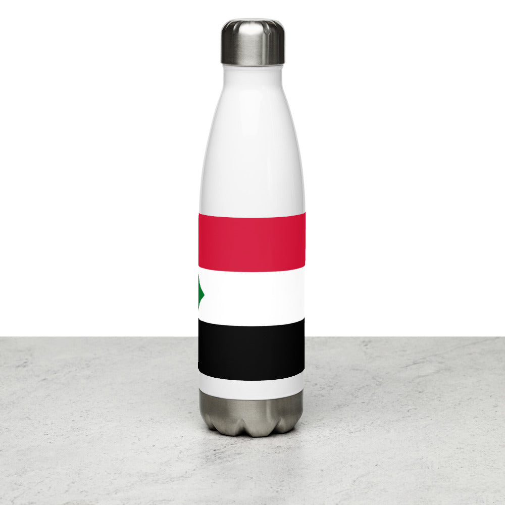 National Flag Water Bottles - Collection 4 Sudan water-bottle-white