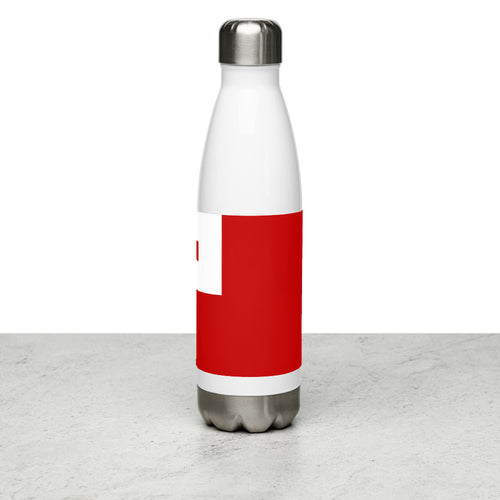 National Flag Water Bottles - Collection 4 Tonga / 17 oz / White