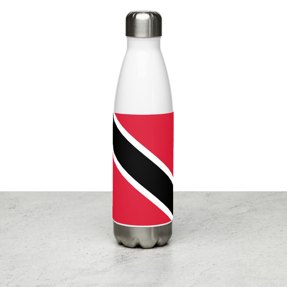 National Flag Water Bottles - Collection 4 Trinidad & Tobago water-bottle-white