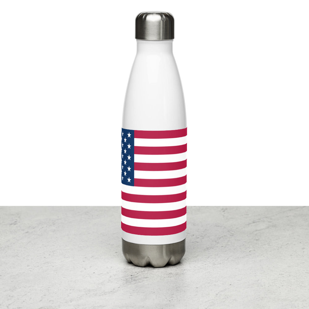National Flag Water Bottles - Collection 4 United States water-bottle-white