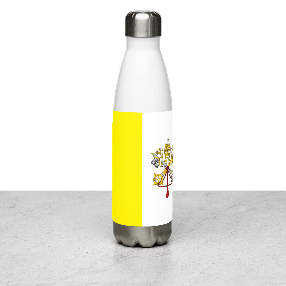 National Flag Water Bottles - Collection 4 Vatican City water-bottle-white