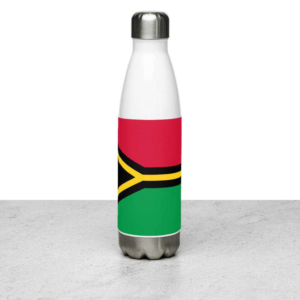 National Flag Water Bottles - Collection 4 Vanuatu water-bottle-white