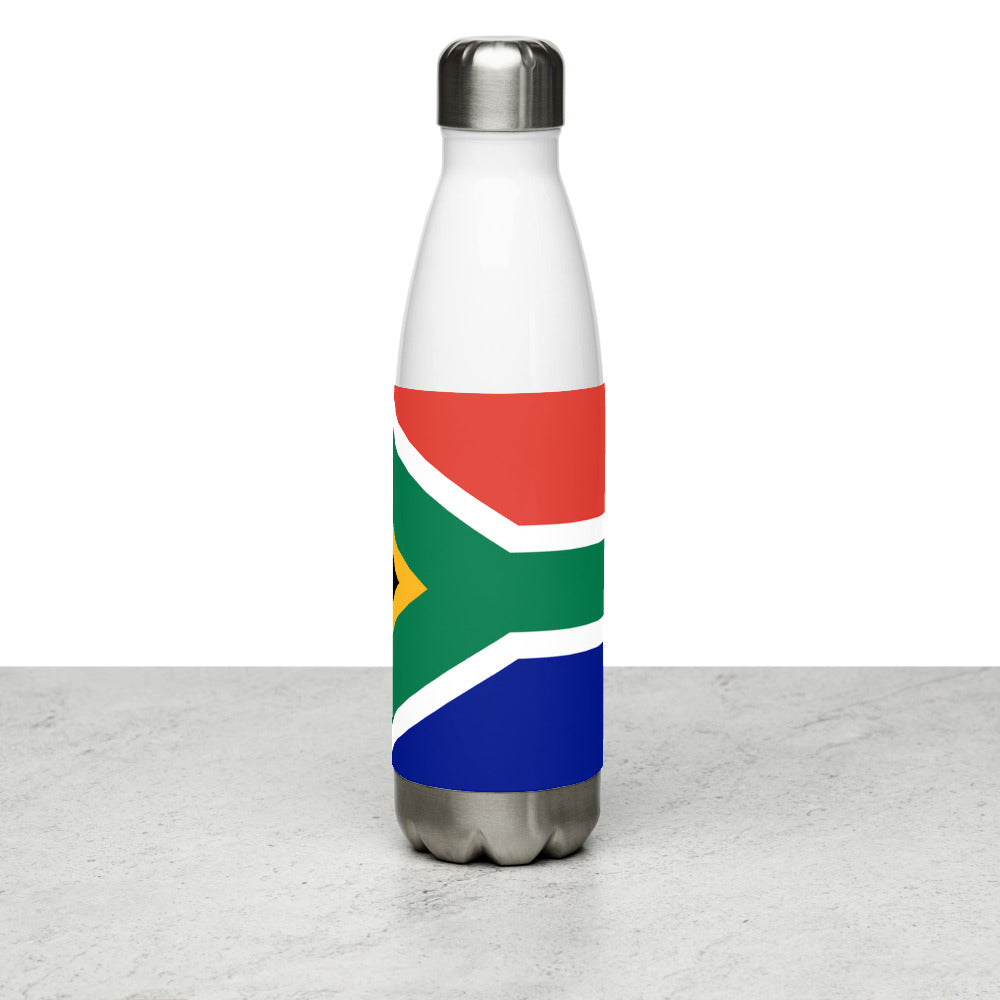 National Flag Water Bottles - Collection 4 South Africa water-bottle-white